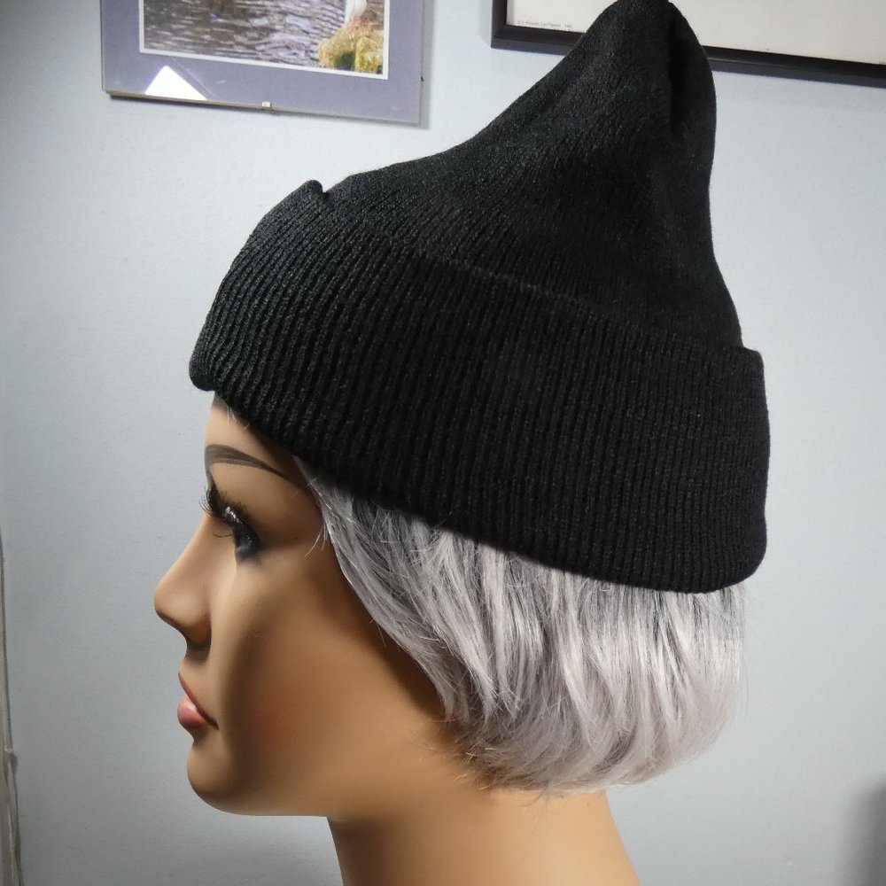 New Black knit beanie cap with Santa Cruz logo - Picture 6 of 8